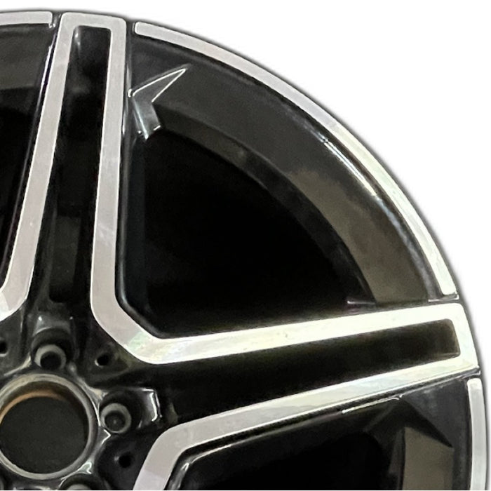 21" MERCEDES GLS-CLASS 20 167 Type GLS450 21x11 5 spoke double spoke black - Side Profile