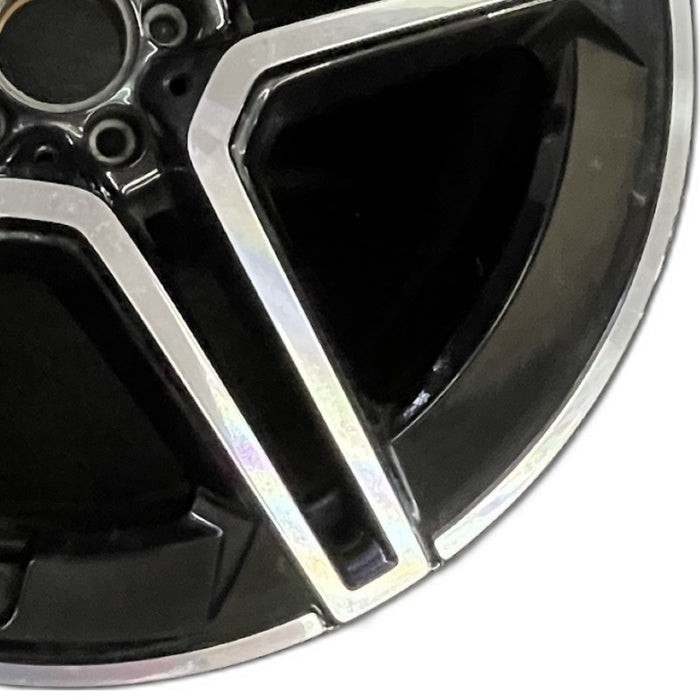 21" MERCEDES GLS-CLASS 20 167 Type GLS450 21x11 5 spoke double spoke black - Close-Up Detail