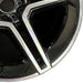 21" MERCEDES GLS-CLASS 20 167 Type GLS450 21x11 5 spoke double spoke black - Close-Up Detail