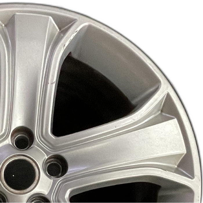 20" RANGE ROVER SPORT 10-12 alloy 20x9.5 5 spoke tapered silver Original OEM - Side Profile