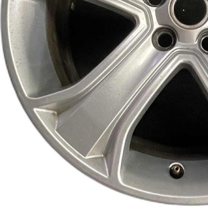 20" RANGE ROVER SPORT 10-12 alloy 20x9.5 5 spoke tapered silver Original OEM - Back View