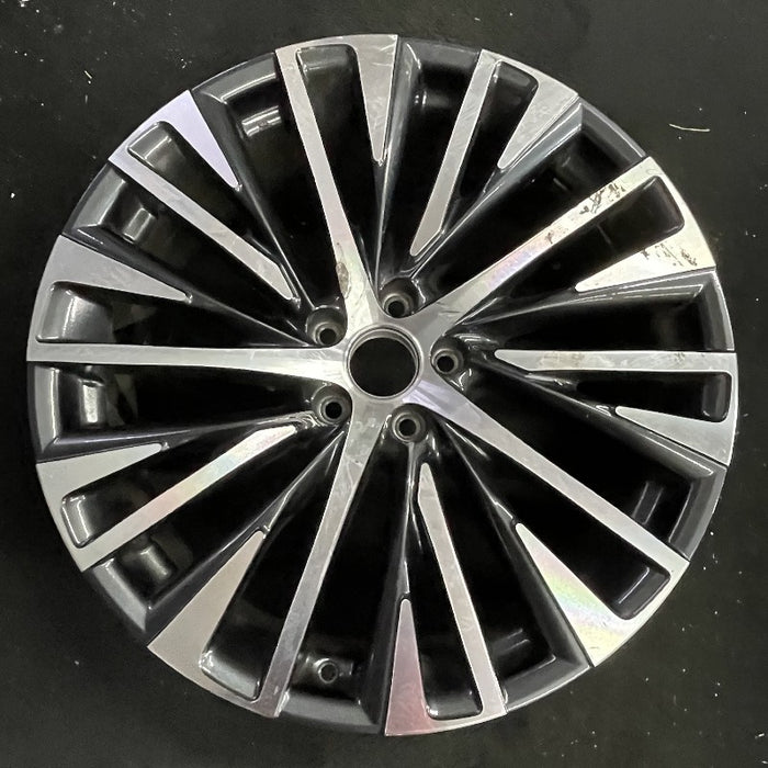 21" LEXUS RX350 23-24 21x8 20 spoke machined black Original OEM Wheel Rim