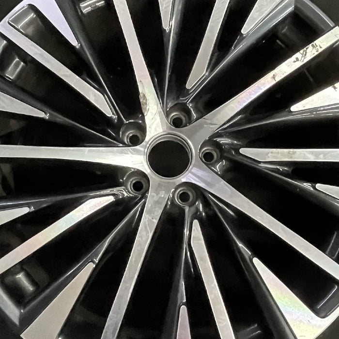 21" LEXUS RX350 23-24 21x8 20 spoke machined black Original OEM Wheel Rim