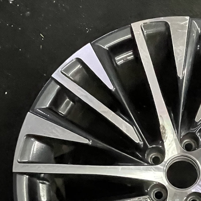 21" LEXUS RX350 23-24 21x8 20 spoke machined black Original OEM Wheel Rim