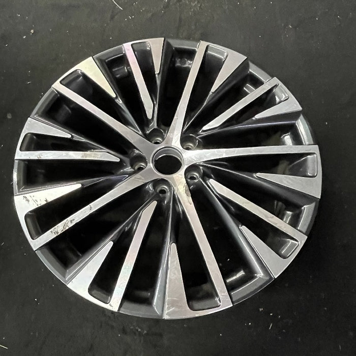 21" LEXUS RX350 23-24 21x8 20 spoke machined black Original OEM Wheel Rim