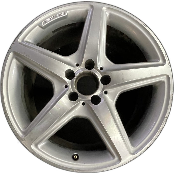 18" MERCEDES CLS-CLASS 12 218 Type; CLS550 AWD 18x9.5 AMG silver accents - Front View