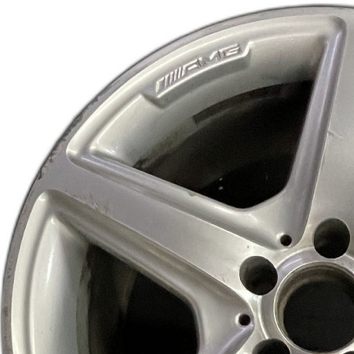 18" MERCEDES CLS-CLASS 12 218 Type; CLS550 AWD 18x9.5 AMG silver accents - Angle View