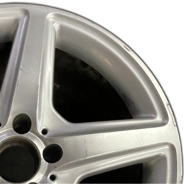 18" MERCEDES CLS-CLASS 12 218 Type; CLS550 AWD 18x9.5 AMG silver accents - Side Profile