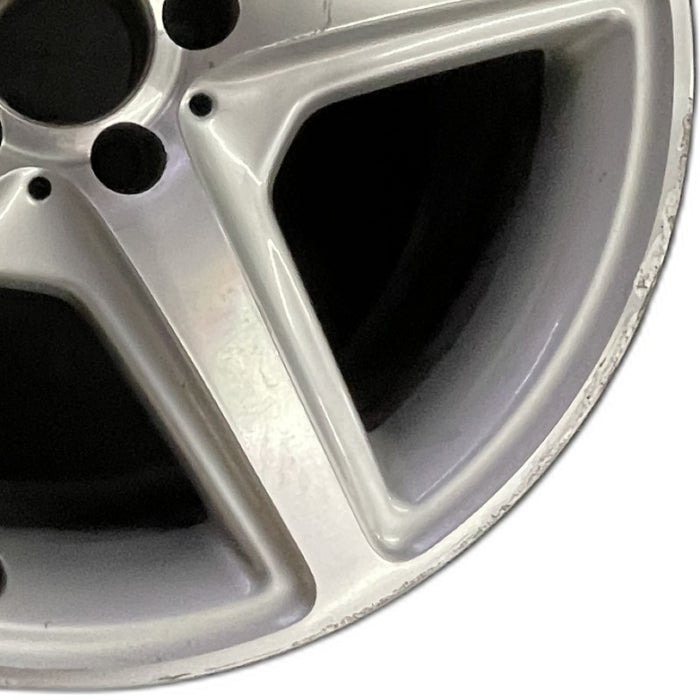 18" MERCEDES CLS-CLASS 12 218 Type; CLS550 AWD 18x9.5 AMG silver accents - Close-Up Detail