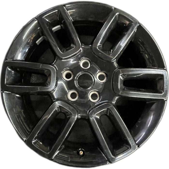19" DEFENDER 20-22 19x8 6 spoke straight spoke gloss black Original OEM Wheel - Front View