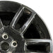 19" DEFENDER 20-22 19x8 6 spoke straight spoke gloss black Original OEM Wheel - Side Profile