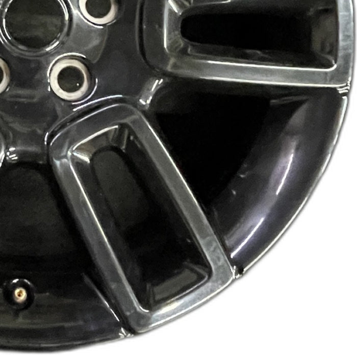 19" DEFENDER 20-22 19x8 6 spoke straight spoke gloss black Original OEM Wheel - Close-Up Detail