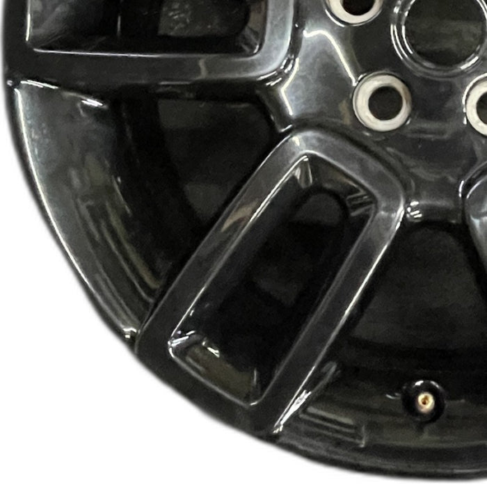 19" DEFENDER 20-22 19x8 6 spoke straight spoke gloss black Original OEM Wheel - Back View