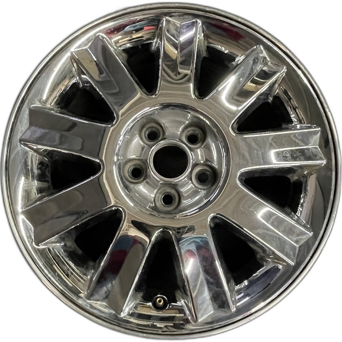 16" SEBRING 04-05 Conv, 16x6.5 , 9 spoke , chrome Original OEM Wheel Rim - Front View