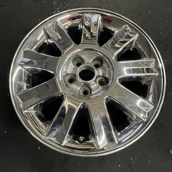 16" SEBRING 04-05 Conv, 16x6.5 , 9 spoke , chrome Original OEM Wheel Rim - Side Profile