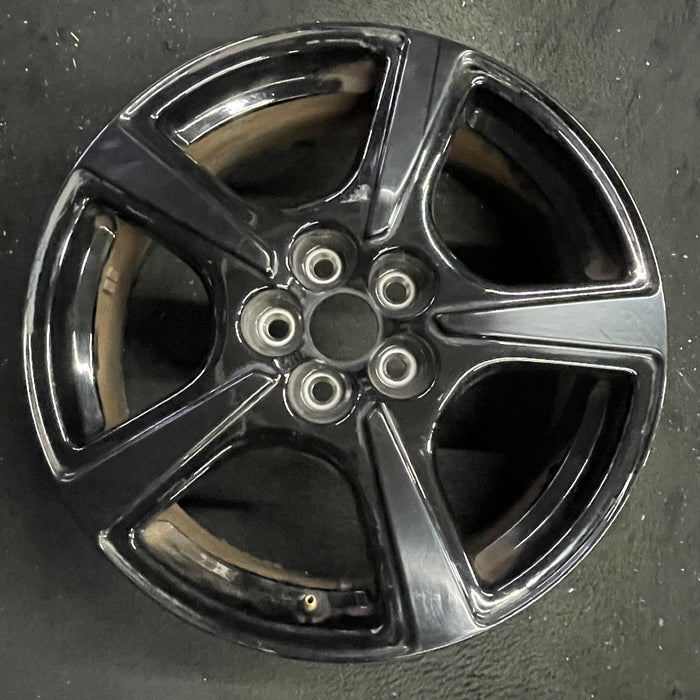 18" MUSTANG MACH-E 21-23 18x7, , straight spoke Original OEM Wheel Rim - Angle View