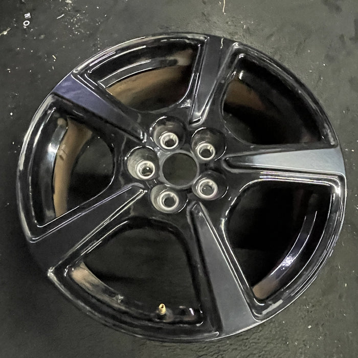 18" MUSTANG MACH-E 21-23 18x7, , straight spoke Original OEM Wheel Rim - Side Profile