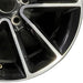 17" CARAVAN 14 17x6.5 aluminum 10 spoke polished face with pockets black - Close-Up Detail
