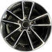 17" CARAVAN 14 17x6.5 aluminum 10 spoke polished face with pockets black - Front View