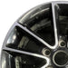 17" CARAVAN 14 17x6.5 aluminum 10 spoke polished face with pockets black - Angle View