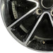 17" CARAVAN 14 17x6.5 aluminum 10 spoke polished face with pockets black - Back View