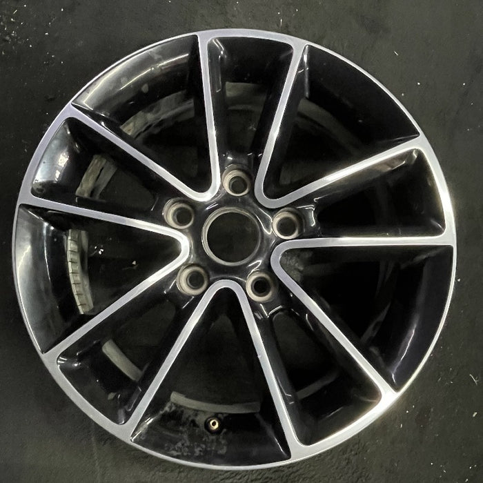 17" CARAVAN 14 17x6.5 aluminum 10 spoke polished face with pockets black - Additional View