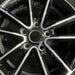 17" CARAVAN 14 17x6.5 aluminum 10 spoke polished face with pockets black - Angle View