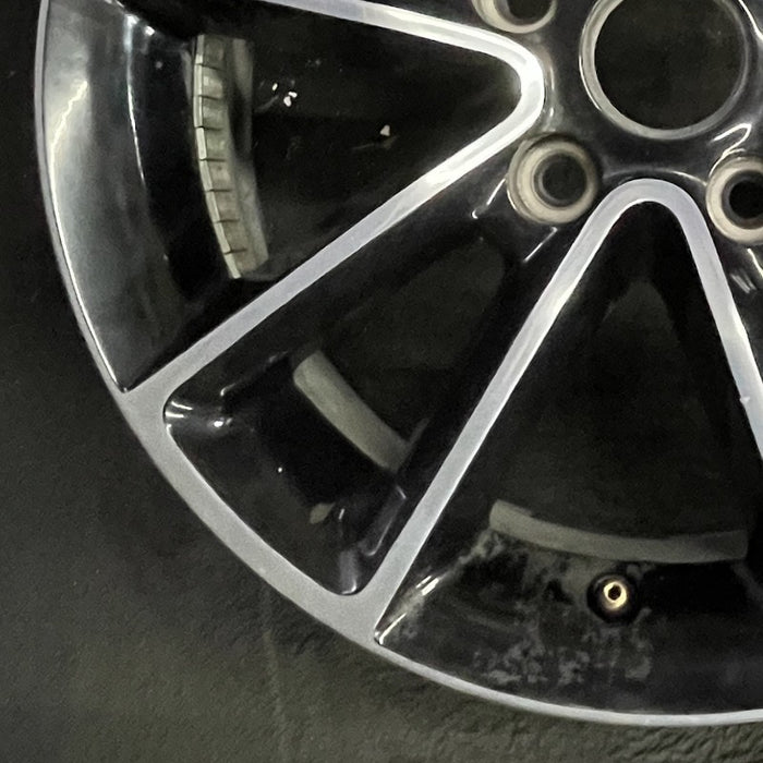 17" CARAVAN 14 17x6.5 aluminum 10 spoke polished face with pockets black - Additional View