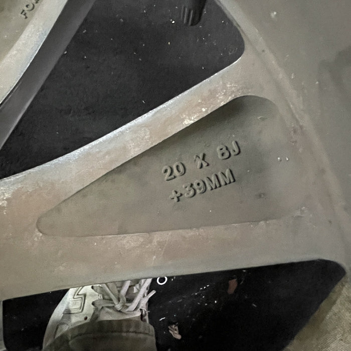 20" FLEX 09-10 20x8 , Original OEM Wheel Rim - Back View