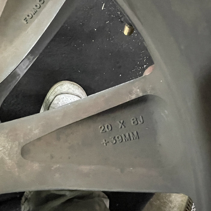 20" FLEX 09-10 20x8 , Original OEM Wheel Rim - Back View