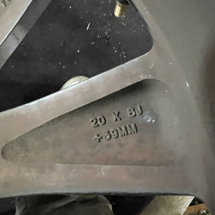 20" FLEX 09-10 20x8 , Original OEM Wheel Rim - Back View