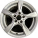 17" BMW 128i 08-13 17x7 , 5 spoke, solid spoke, peaked spoke edges Original OEM - Front View