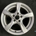 17" BMW 128i 08-13 17x7 , 5 spoke, solid spoke, peaked spoke edges Original OEM - Angle View