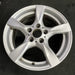 17" BMW 128i 08-13 17x7 , 5 spoke, solid spoke, peaked spoke edges Original OEM - Side Profile