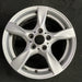 17" BMW 128i 08-13 17x7 , 5 spoke, solid spoke, peaked spoke edges Original OEM - Angle View