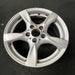 17" BMW 128i 08-13 17x7 , 5 spoke, solid spoke, peaked spoke edges Original OEM - Close-Up Detail
