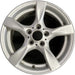 17" BMW 128i 08-13 17x7 , 5 spoke, solid spoke, peaked spoke edges Original OEM - Front View