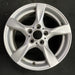17" BMW 128i 08-13 17x7 , 5 spoke, solid spoke, peaked spoke edges Original OEM - Angle View