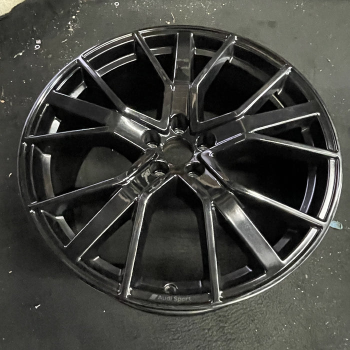 21" E-TRON 21-23 21x9.5 , 5 spoke, W spoke Original OEM Wheel Rim - Side Profile