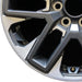 20" SEQUOIA 23-24 20x8 open spoke 6 spoke machined face with black pockets - Back View