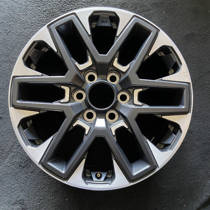 20" SEQUOIA 23-24 20x8 open spoke 6 spoke machined face with black pockets - Additional View