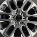 20" SEQUOIA 23-24 20x8 open spoke 6 spoke machined face with black pockets - Angle View