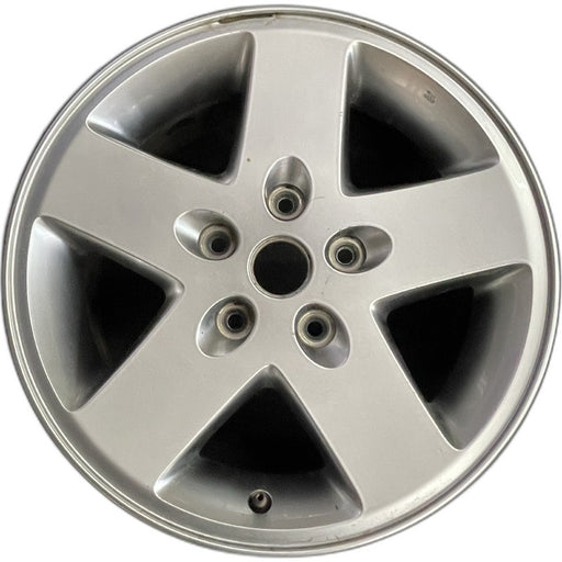 17" WRANGLER 07-08 17x7.5 silver Original OEM Wheel Rim - Front View