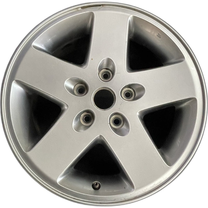 17" WRANGLER 07-08 17x7.5 silver Original OEM Wheel Rim - Front View