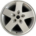 17" WRANGLER 07-08 17x7.5 silver Original OEM Wheel Rim - Front View