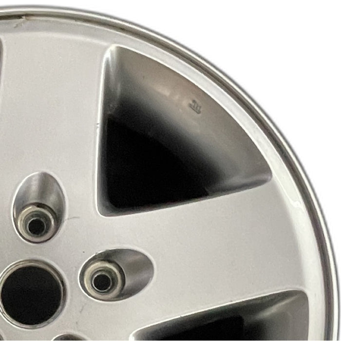 17" WRANGLER 07-08 17x7.5 silver Original OEM Wheel Rim - Side Profile