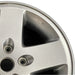 17" WRANGLER 07-08 17x7.5 silver Original OEM Wheel Rim - Side Profile