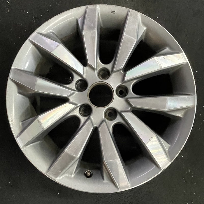 17" CIVIC 09-11 17x7 alloy 10 spoke Original OEM Wheel Rim - Front View