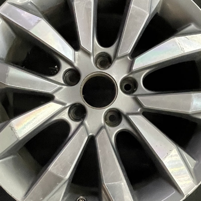 17" CIVIC 09-11 17x7 alloy 10 spoke Original OEM Wheel Rim - Angle View