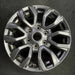 17" RANGER 19-22 17x8, , dark gray, , V spoke Original OEM Wheel Rim - Angle View